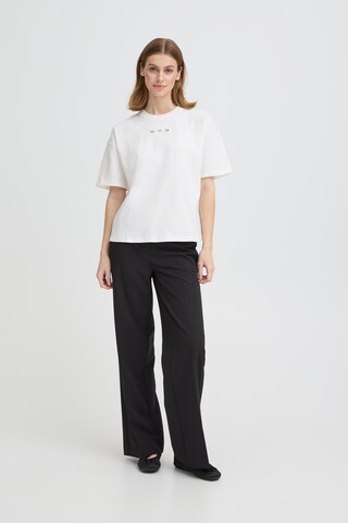 ICHI - Camisa 'IHPetro' em branco
