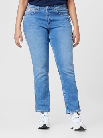 Esprit Curves Regular Jeans in Blauw: voorkant