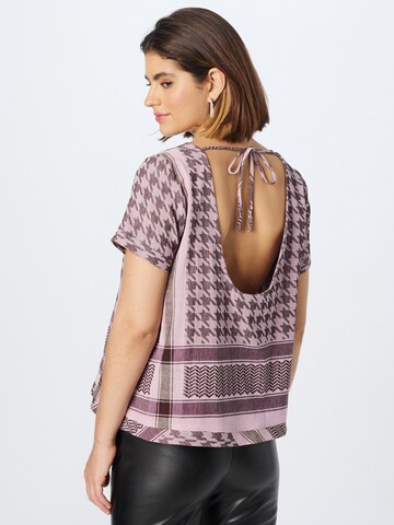 Summery Copenhagen - Camisa 'Gina' em roxo