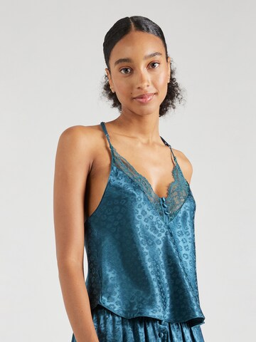 Chemise de nuit Hunkemöller en bleu : devant