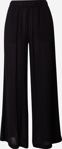 Wide Leg Pantalon 'Freya' WEEKDAY en noir : devant