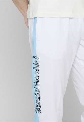 Sergio Tacchini Zúžený Sportovní kalhoty – bílá