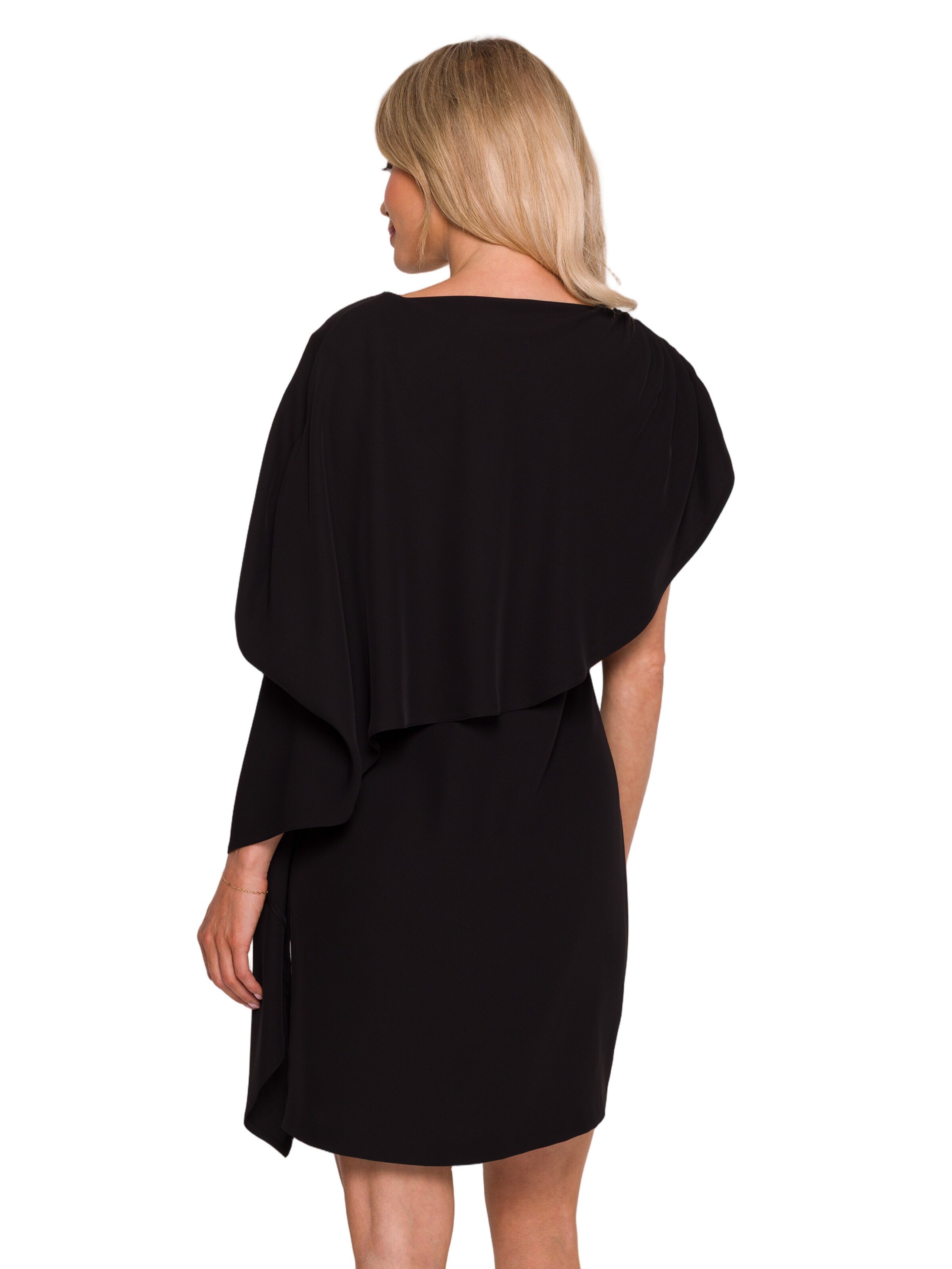 Rochie 'Sukienka z peleryną' de la Stylove pe negru