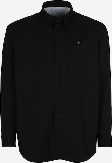Calvin Klein Big & Tall Button Up Shirt in Black / White, Item view
