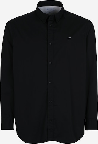 Calvin Klein Big & Tall Skjorta i svart: framsida