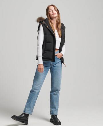 Superdry Bodywarmer in Zwart