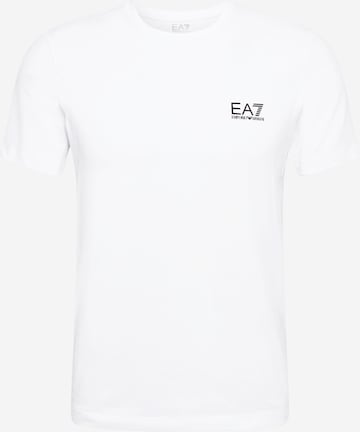 T-Shirt EA7 Emporio Armani en blanc : devant