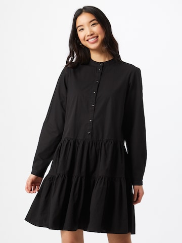 VERO MODA - Vestido camisero 'Delta' en negro: frente