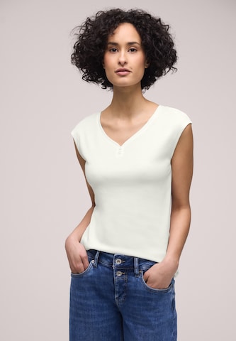 STREET ONE Shirt in White: front