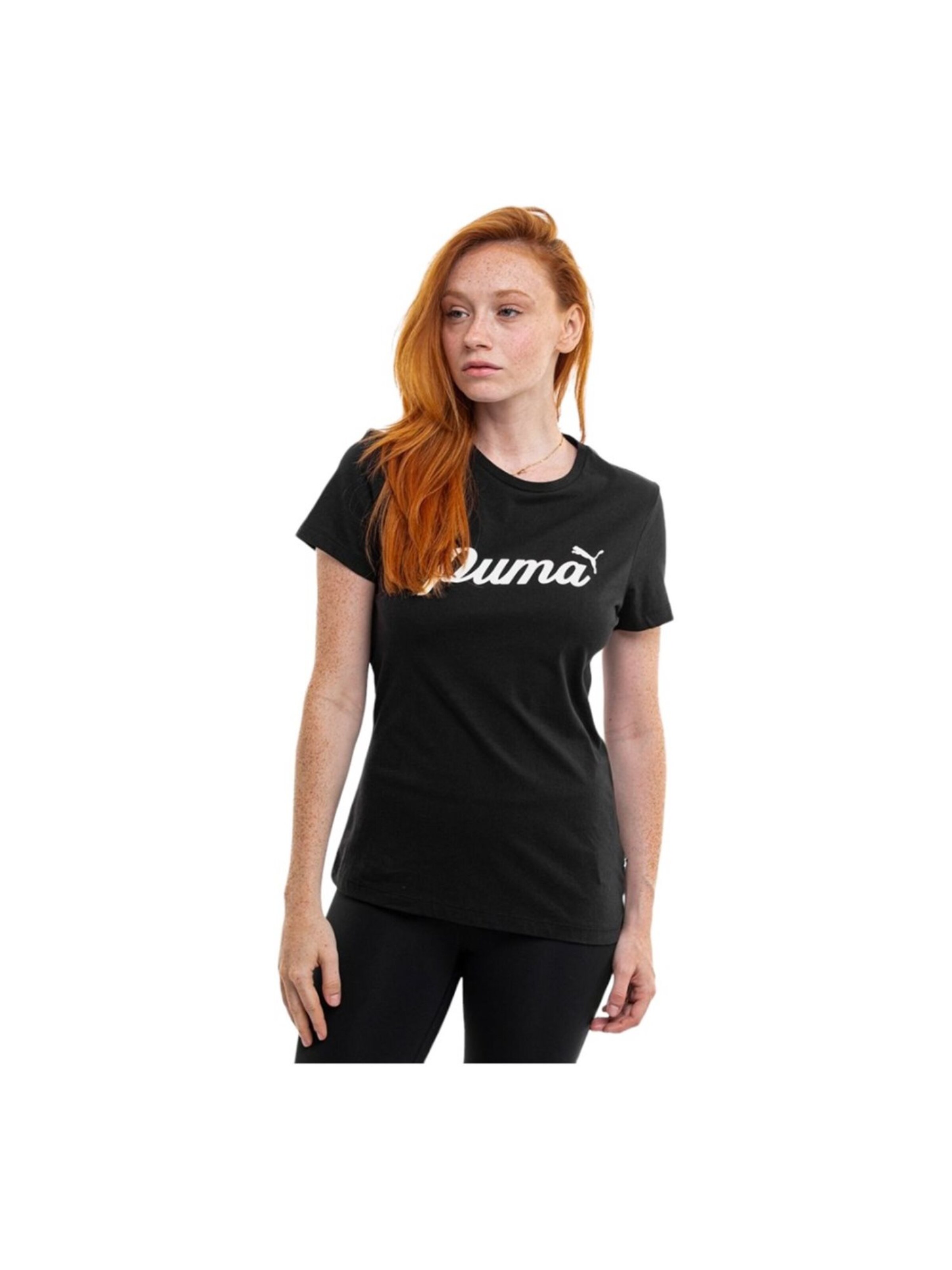 PUMA Shirt 'Ess+script' in Black: front