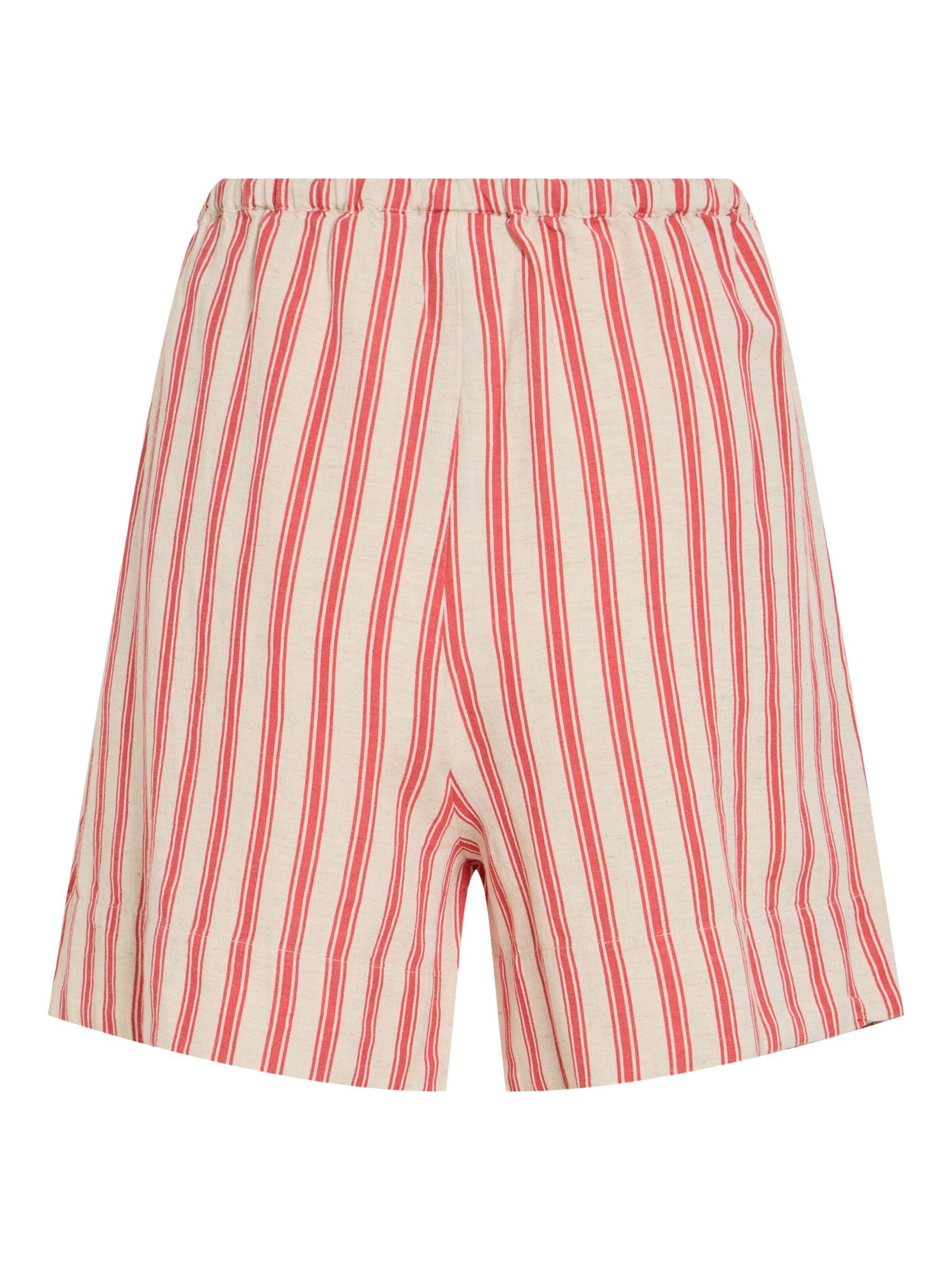 VILA Regular Broek in Rood