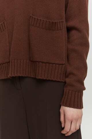 b.young Pullover 'OLIA' in Braun