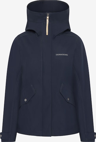 Veste outdoor 'Silja' Didriksons en bleu : devant