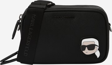 Karl Lagerfeld Crossbody Bag 'Ikonik Kore 2.0' in Black: front