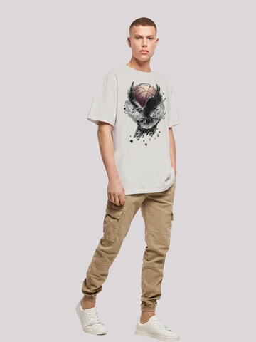 F4NT4STIC Shirt 'Basketball Adler' in Wit