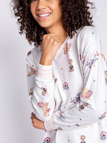 PJ Salvage - Camiseta para dormir ' Let's Dance ' en blanco