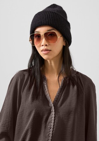 QS Bluse in Braun: Vorderseite