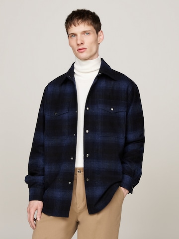 TOMMY HILFIGER Regular fit Overhemd in Blauw: voorkant