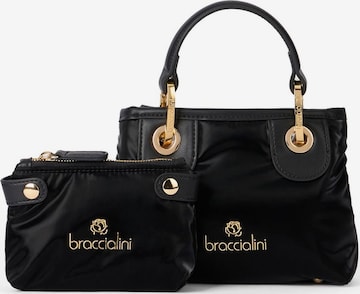 Borsa a mano 'Beth Puffy' di Braccialini in nero: frontale