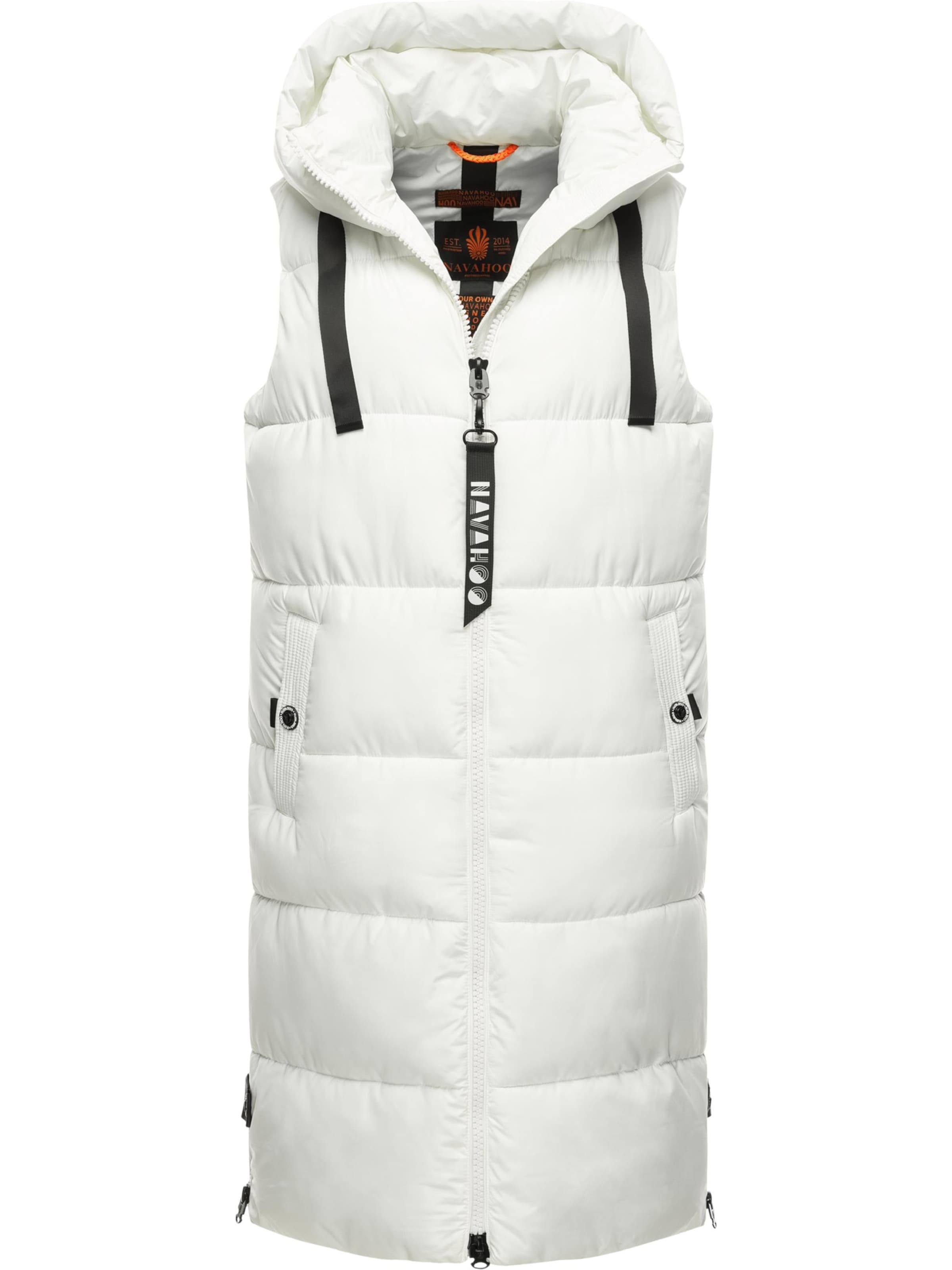 Gilet 'Schnuffelchen' NAVAHOO en blanc