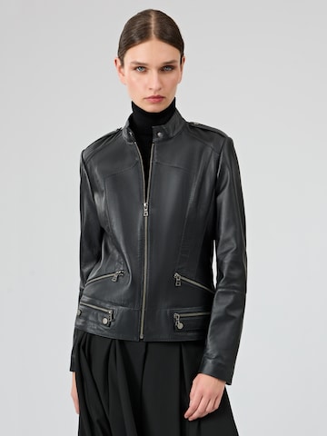 Giacca di mezza stagione di Derimod in nero: frontale