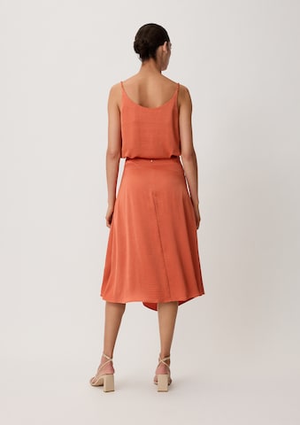 COMMA Skirt in Orange: back