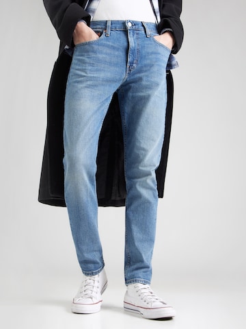 LEVI'S ® Tapered Jeans '512 Slim Taper' in Blauw: voorkant