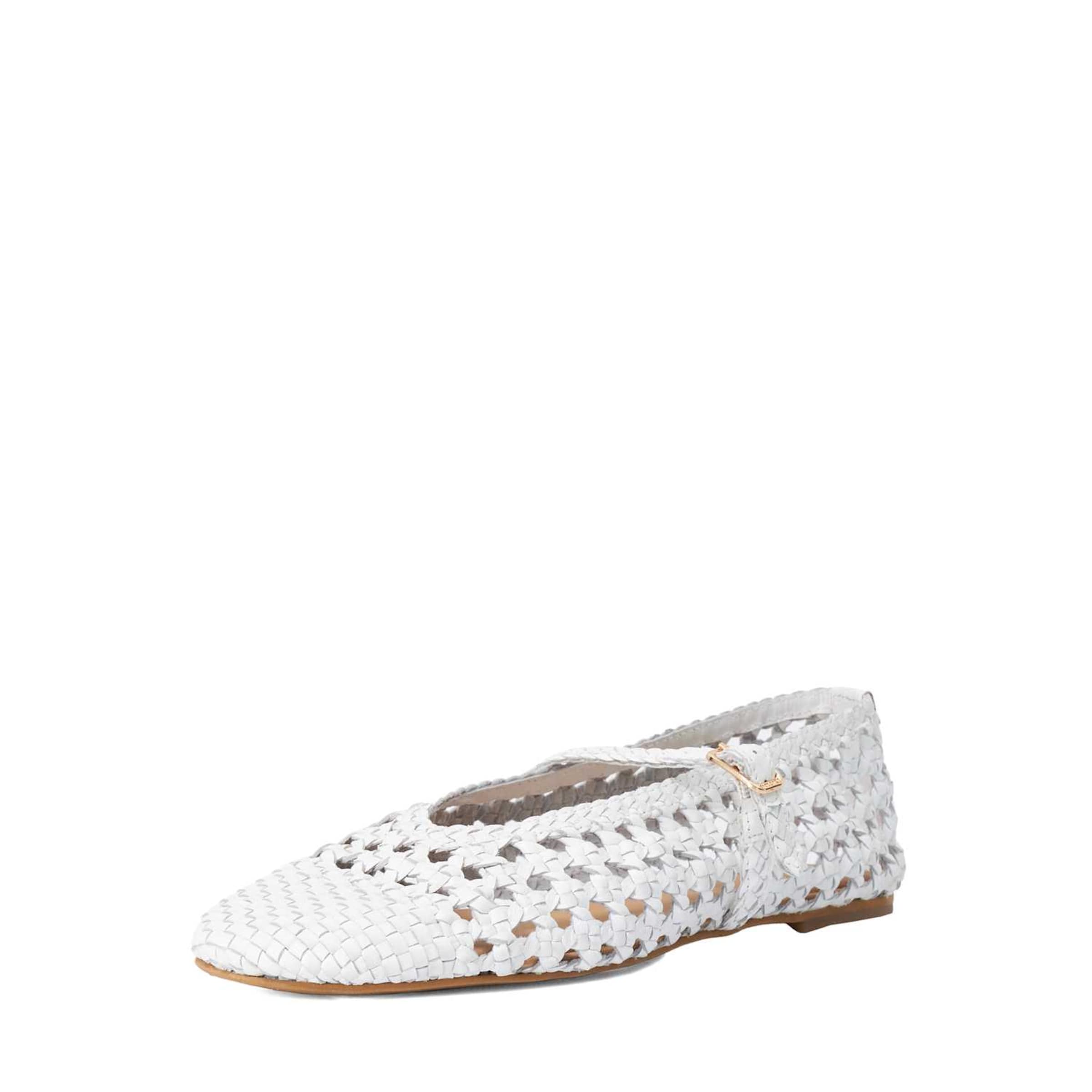 Ballerines Dune LONDON en blanc