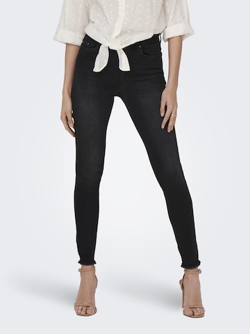 ONLY Skinny Jeans 'Blush' i svart: framsida