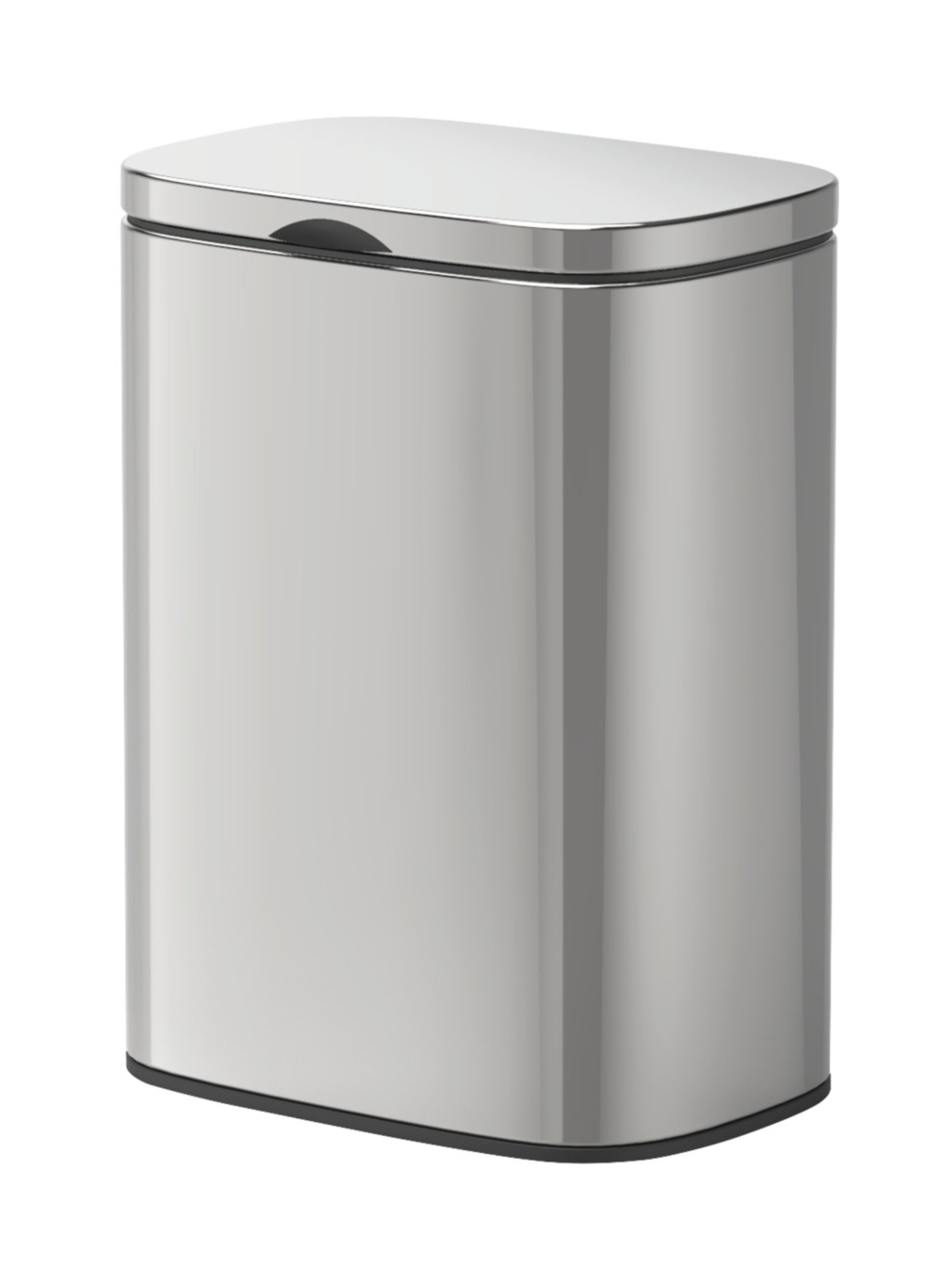 Wenko Kosmetikeimer 'Sare' in Silber: Vorderseite