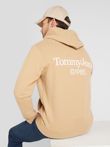 Sweat-shirt Tommy Jeans en beige