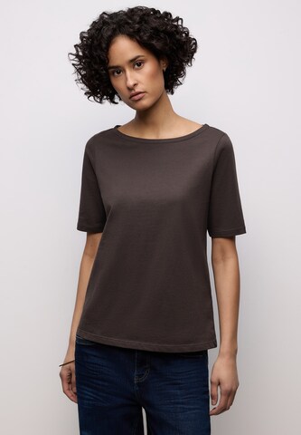 STREET ONE Shirt in Brown: front