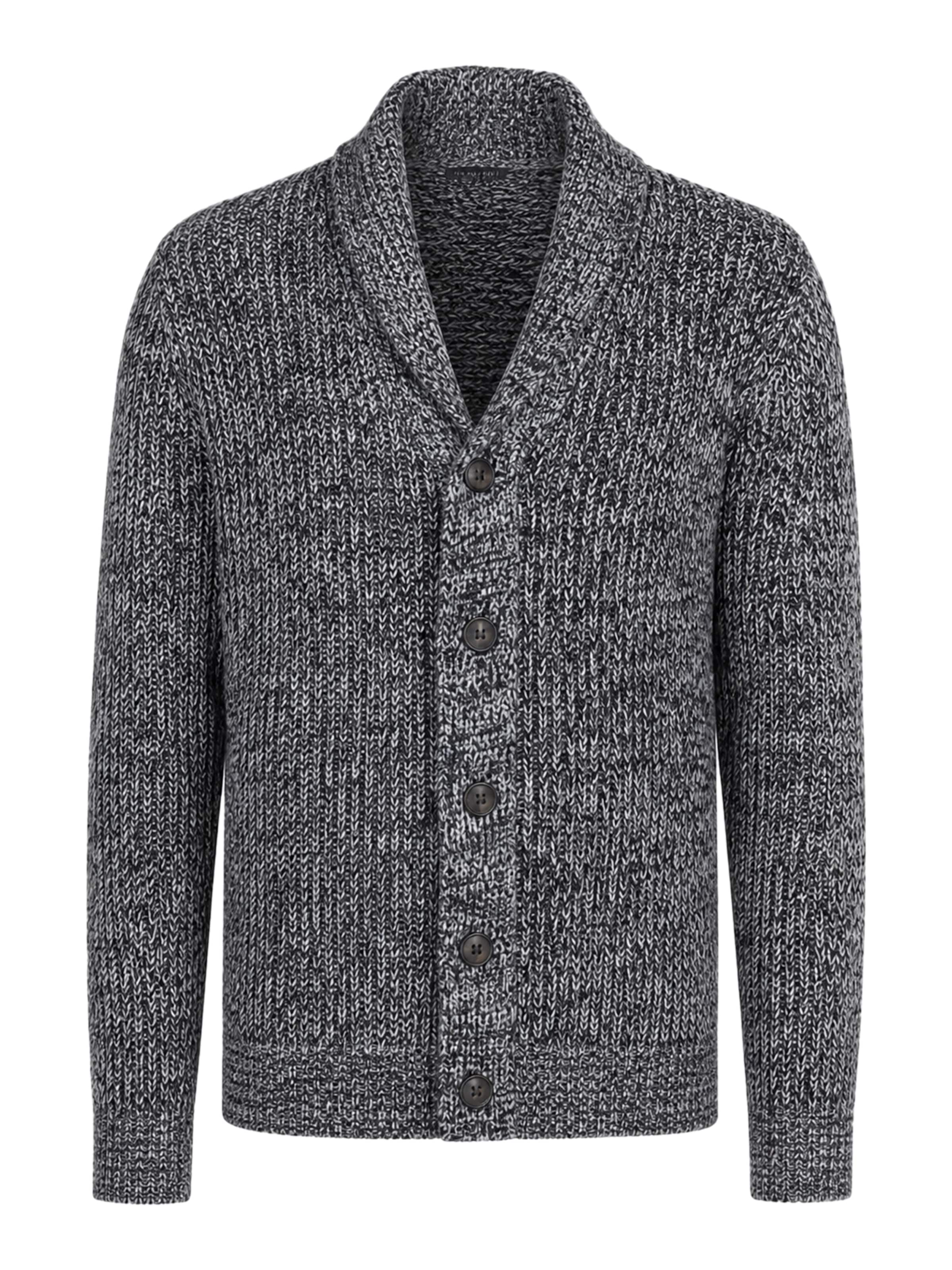 BRAVE SOUL Strickjacke in Grau: Vorderseite