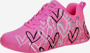 SKECHERS Matalavartiset tennarit 'UNO LITE' värissä vaaleanpunainen: etupuoli