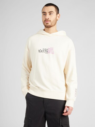 JACK & JONES Sweatshirt 'ULTRA' i beige: forside