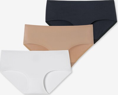 SCHIESSER Panty ' Invisible Soft ' in beige / schwarz / weiß, Produktansicht