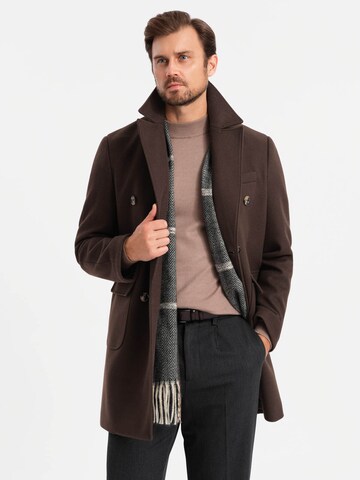 Ombre Winter Coat in Brown