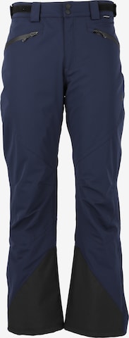 Whistler Regular Outdoor Pants 'Mastro' in Blue: front