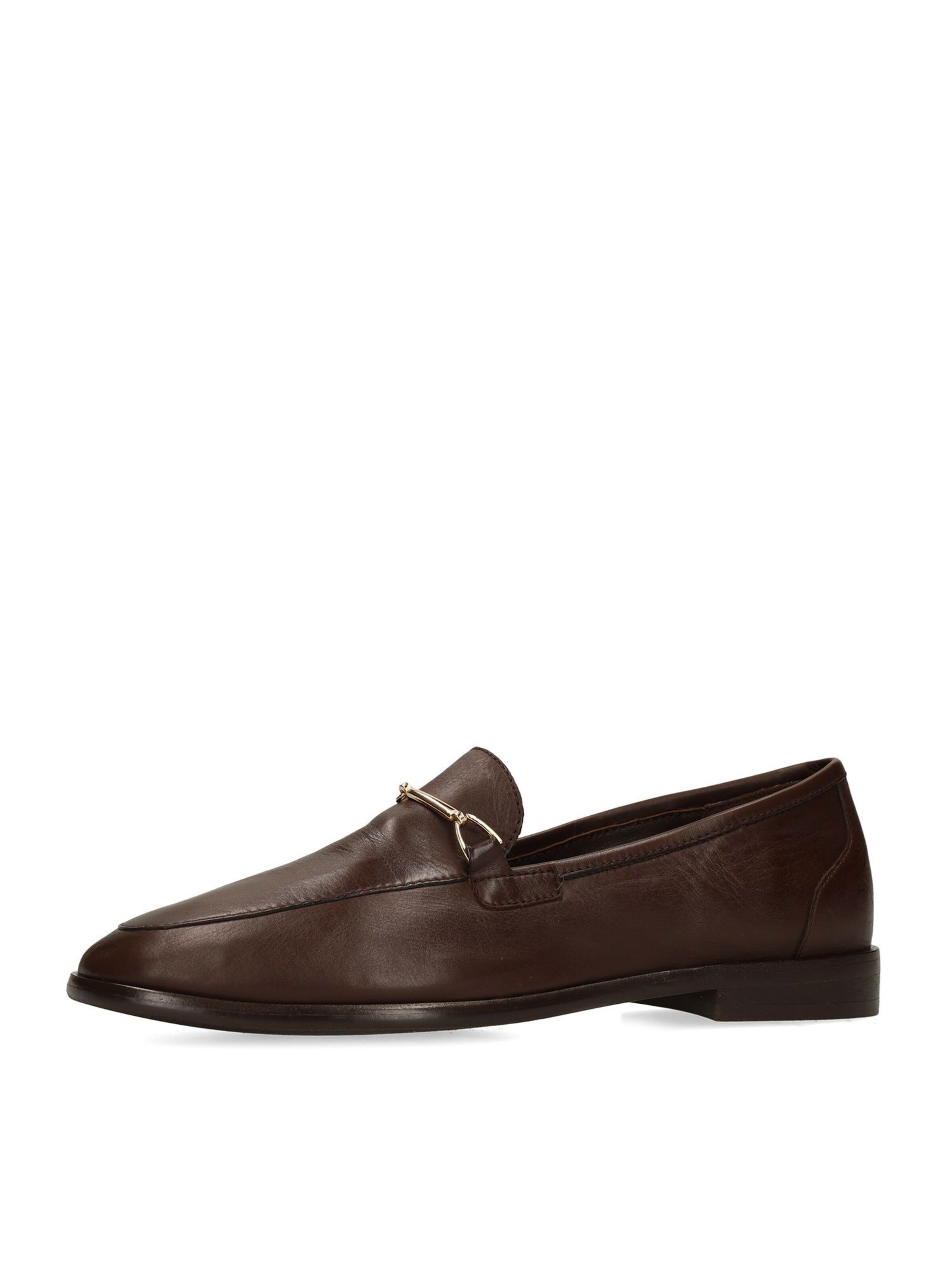 MANFIELD Classic Flats in Brown: front