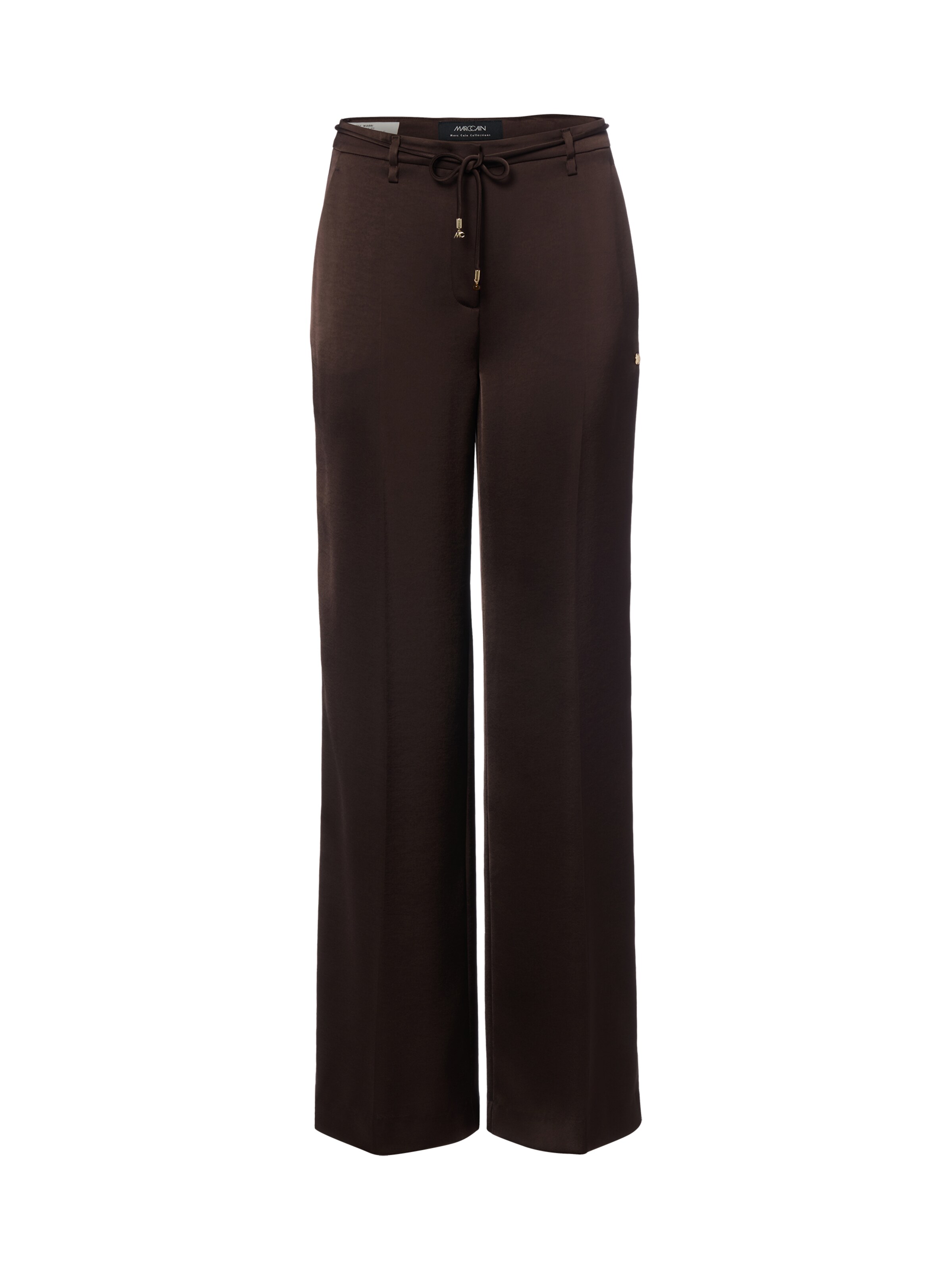Regular Pantalon Marc Cain en marron : devant