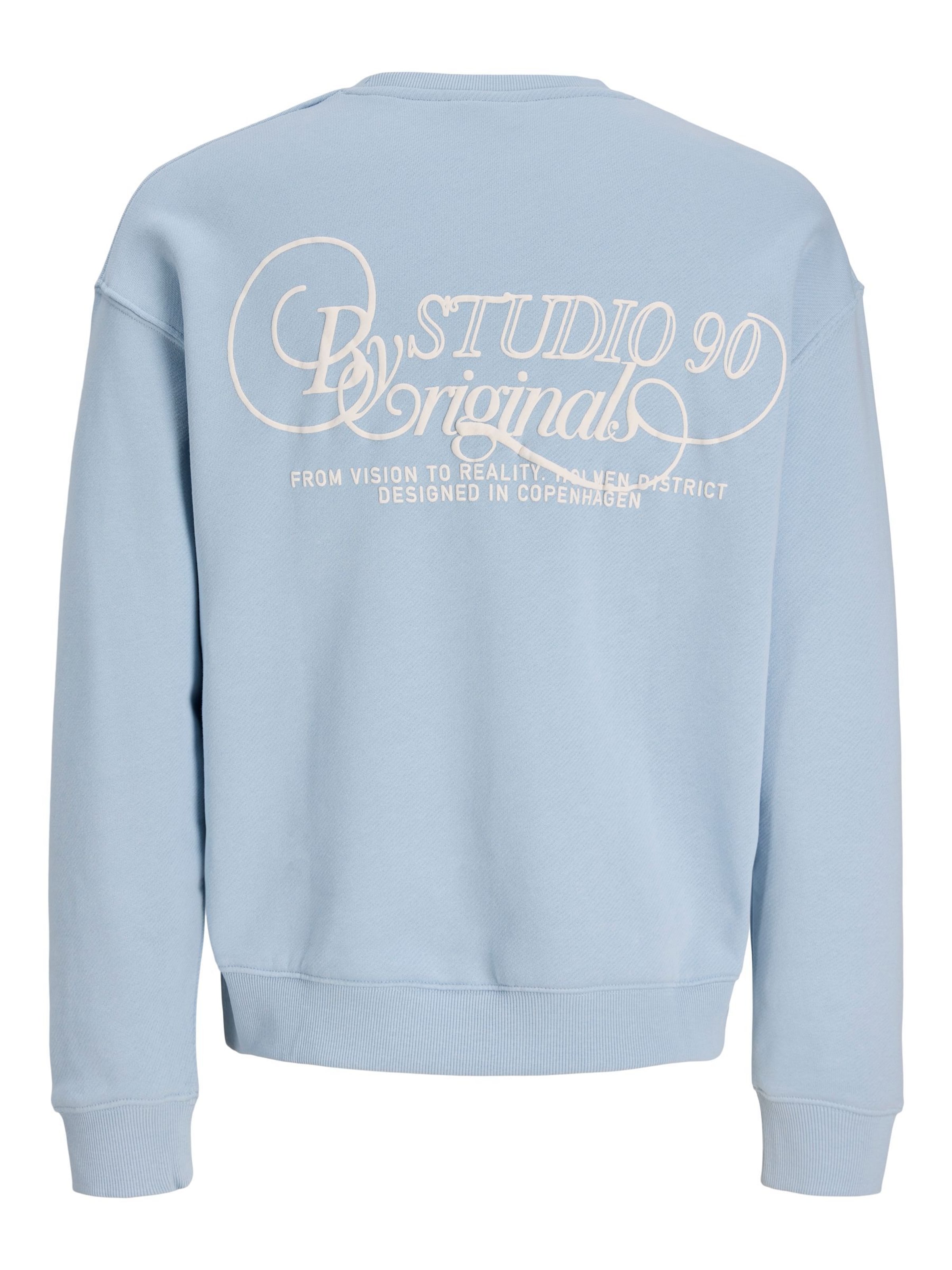 JACK & JONES Sweatshirt i blå