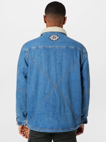 zils HOMEBOY Starpsezonu jaka 'SHERPA Jacket Denim'