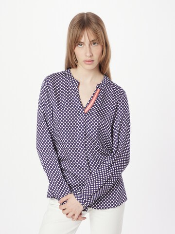 Emily Van Den Bergh Blouse in Blauw: voorkant