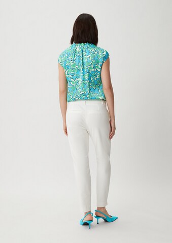 COMMA Bluse in Blau: Rückseite