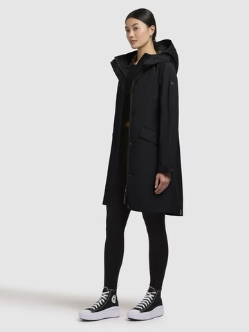 Cappotto di mezza stagione ' YEAL ' di khujo in nero