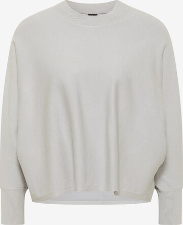 DreiMaster Klassik Sweater in Grey: front