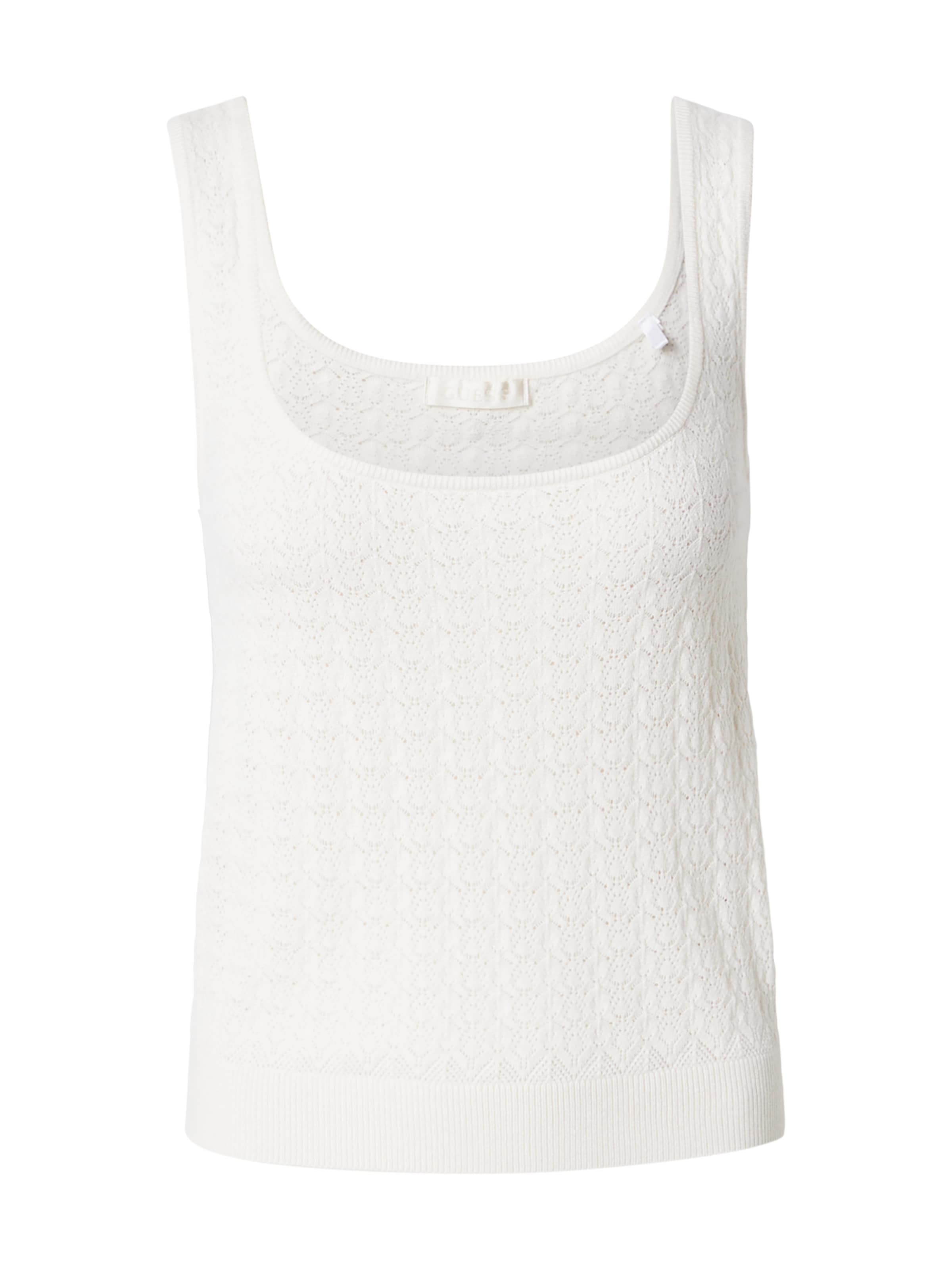 Top in maglia 'NINA' di GUESS in beige: frontale