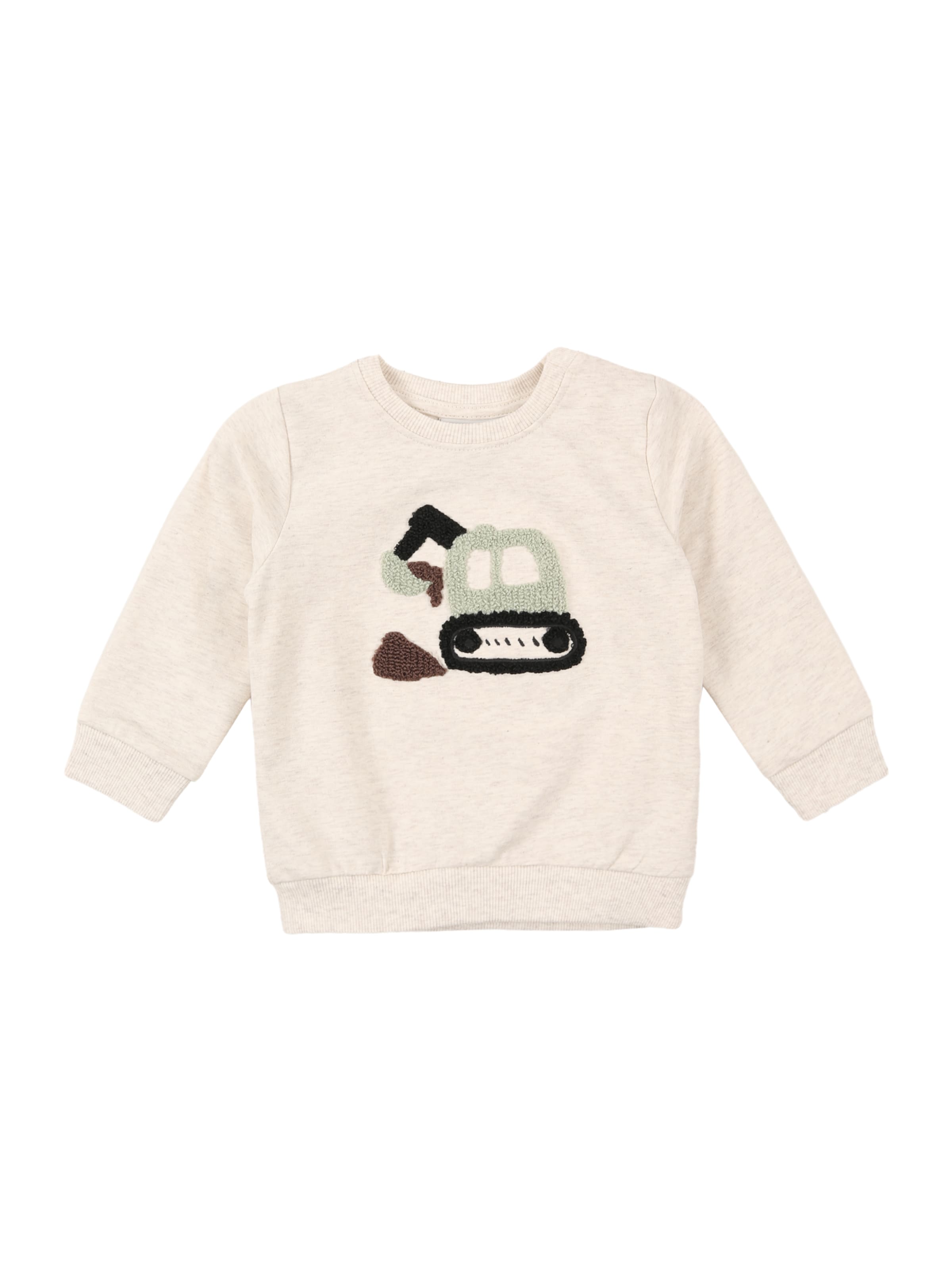 NAME IT - Sweatshirt 'NBMKLIPS' em cinzento: frente