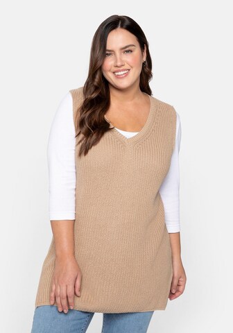 SHEEGO Sweater in Beige: front