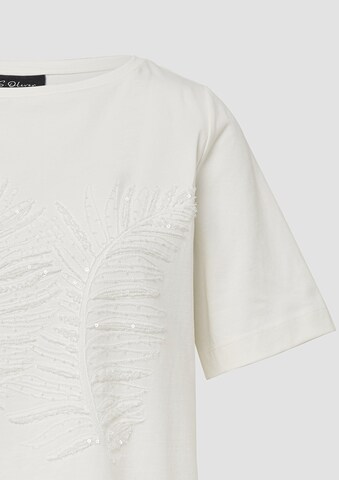T-shirt s.Oliver BLACK LABEL en beige